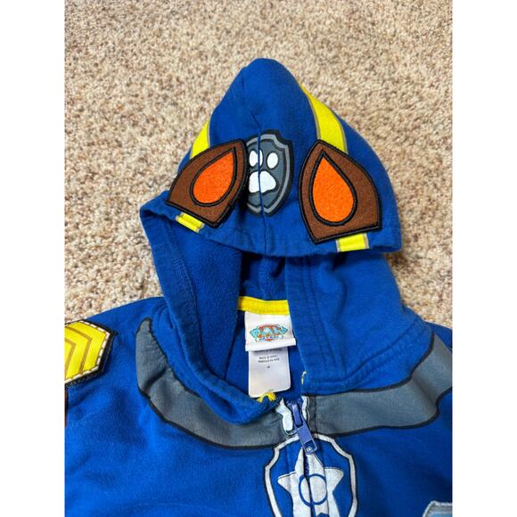 PAW PATROL CHASE Boys Hoodie/Sweatshirt, size 4T; Blue, Halloween Dress up - Picture 9 of 11
